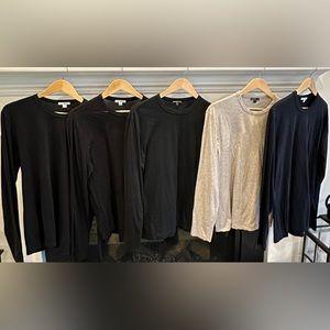 James Perse long sleeve crew neck